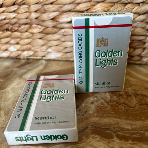 Golden lights menthol unopened playing cards - Picture 1 of 5